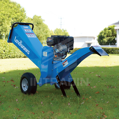 V Shape Construction Rotor Wood Chipper With 4 Inch Chipping Capacity