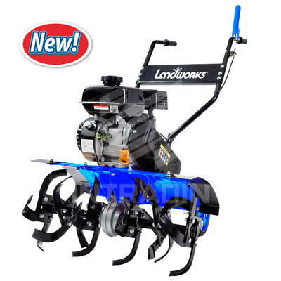 7HP 209cc 4 Stroke Gas Powered Engine Tiller With Adjustable Depth Stake