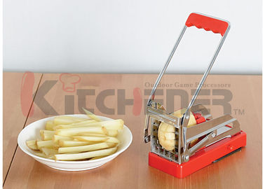 Solid Aluminum Alloy French Fries Cutter Durable Anti Corrosion With 3 / 8&quot; Cutting Blades
