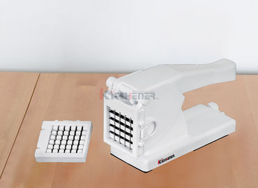 Industrial French Fry Cutter With Two Stainless Steel Grids , French Fries Making Machine 