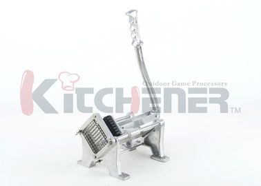 Aluminum Commercial Potato French Fry Cutter , French Fries Slicer With Screw Base Bottom