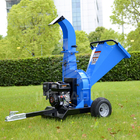 UPPER DISCHARGE WOOD CHIPPER with Adjustable discharge chute offering 270 degree range
