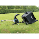 Electric Leaf Vacuum Tow Behind Blower 180 Gallon With Opening Clamshell