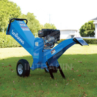 13HP Wood Chipper Shredder Double Sides Blades With Adjustable Discharge Chute