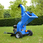14HP Engine Power Wood Chipper Shredder With Upper Discharge Chute