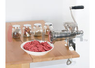 W / 2 Cutting Plates Manual Meat Grinder  Stainless Steel 198lbs Per Minute #10