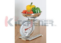 FDA Stainless Steel Digital Kitchen Scale With Round Tray 20 Kgs * 50 Gram