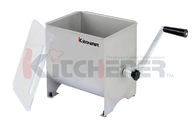 7 Gallon Hand Crank Stainless Steel Meat Mixer For Mincer And Sausage Maker 