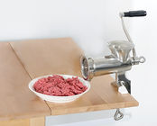 Home Stainless Steel Hand Crank Meat Grinder Heavy Duty Anti Rust #22 With Blades