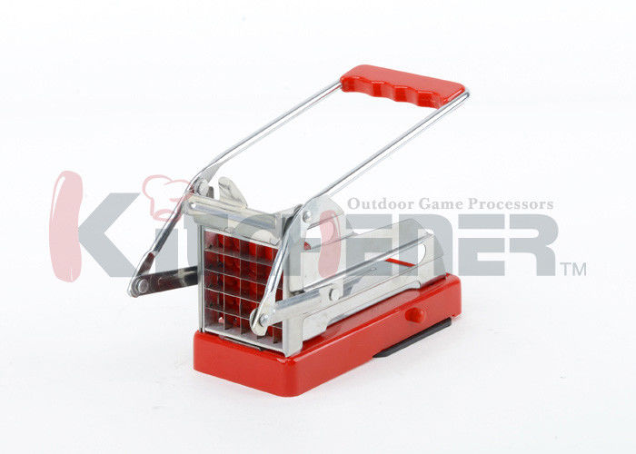 Household Potato French Fries Cutter Machine 25 Thick With Suction Feet