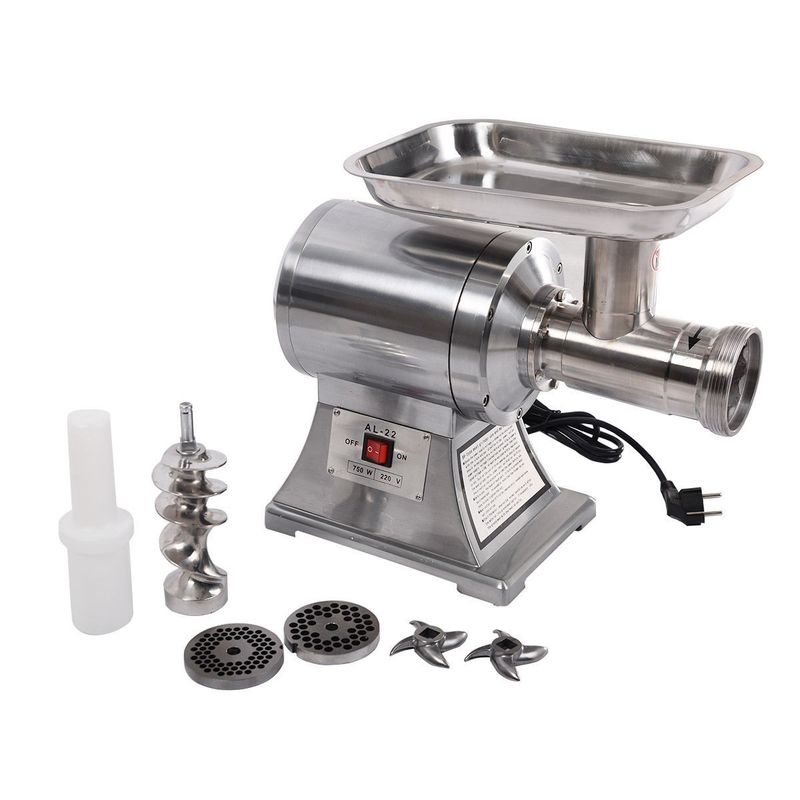 2/3HP Food Grade Electric Meat Grinder Mincer With Stuffing Plate