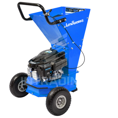 Powerful 145cc OHV Engine leaf mulcher with 6 chipping blades and 2 shredding hammers