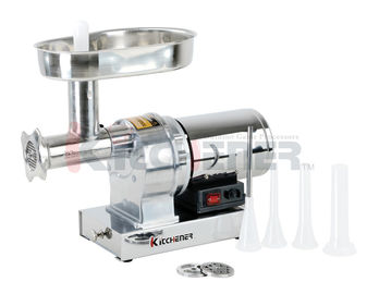 Stainless Steel Small Home Meat Mincer , ETL Sausage Stuffer 550W Motor